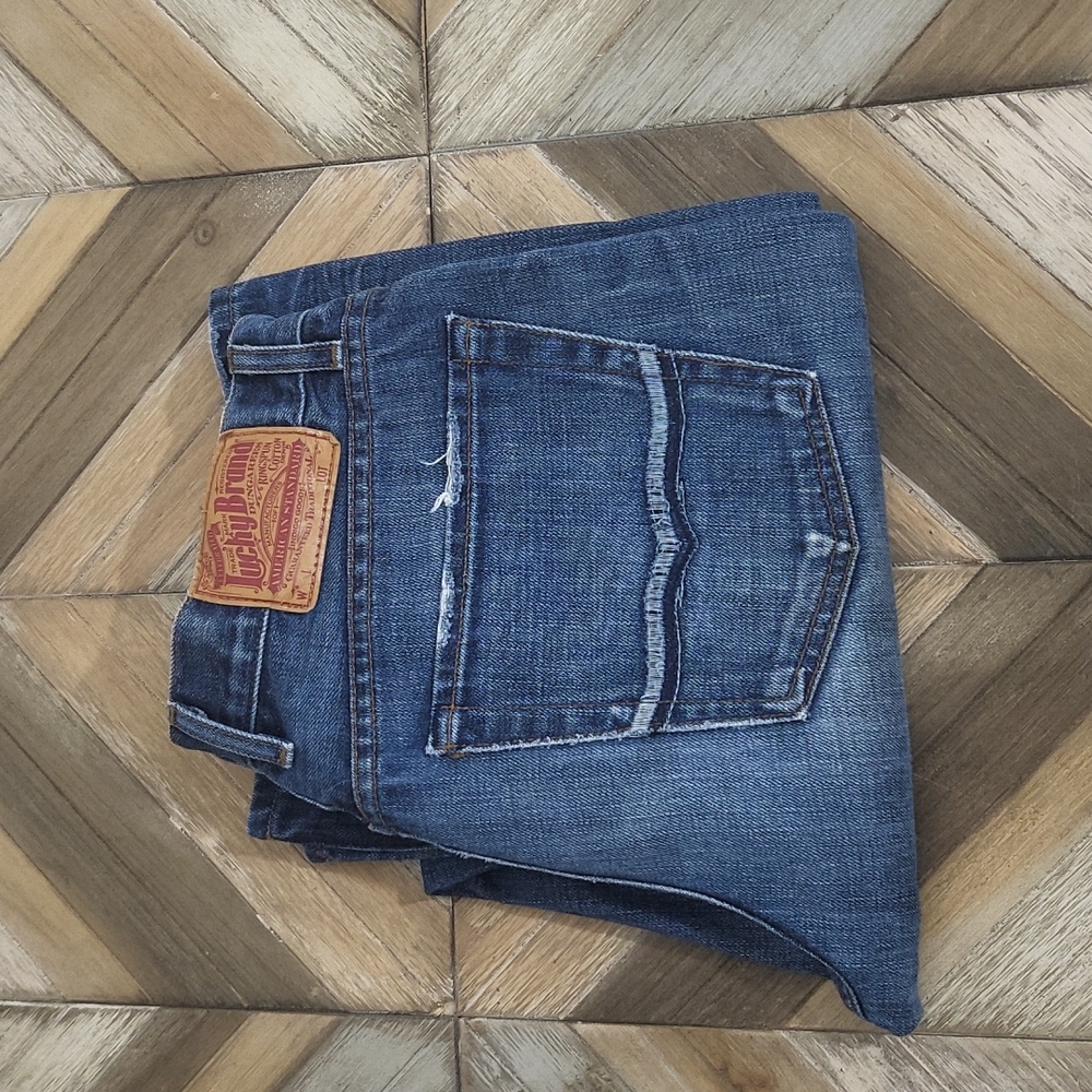 Mens Lucky short inseam 29" Huston settler jeans size 32" waist